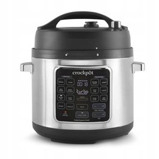 Multicooker Crock-Pot Turbo Express, CSC062X  argenté, 14 options de cuisson 