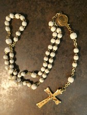 Chapelet France plaqué or et