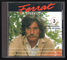 CD ★ Jean Ferrat 1965 - 1966 (Volume 3) ★ Album 20 titres DISQUES TEMEY 1988