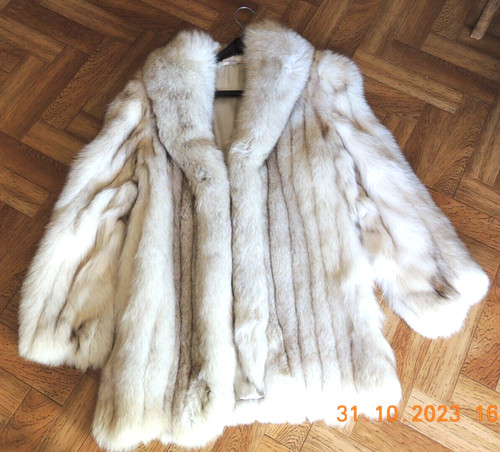 Veste renard bleu t42 - ,