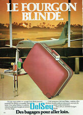 Advertising Advertising 920 1980 Delsey Luggage Suitcase Wheels Armored Van