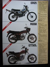  BROCHURE CATALOGUE 1981 MOTO