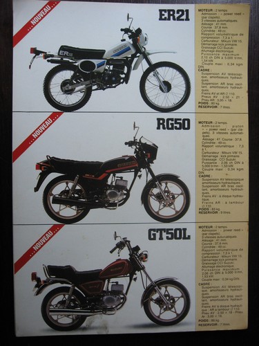 Brochure catalogue 1981 moto - brochure,