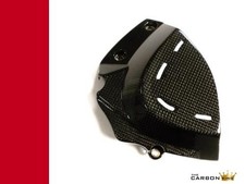 Ducati Supersport 937 2017-19 Carbone Protection Pignon En Uni Brillant Tissage