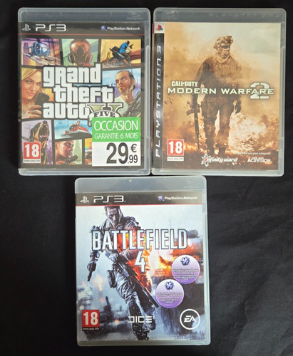 Lot jeux ps3 gta - lot, call
