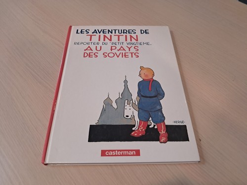 Tintin pays des soviets - tintin,