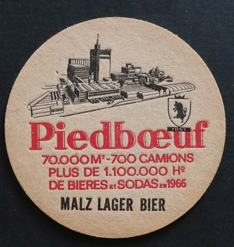 Sous bock bière - bière, piedboeuf