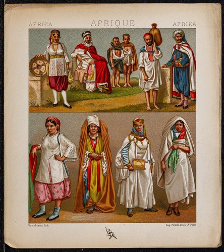 1890 costumes mauresques et - mauresques,