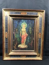 Huile sur panneau - Madone -