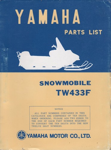 1973 yamaha snowmobile 433c - 1973,