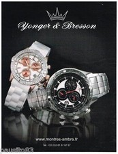 ADVERTISING 105 2008 YONGER & BRESSON Watches