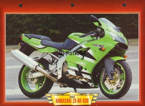 Fiche moto kawasaki zx - moto, zx-6r