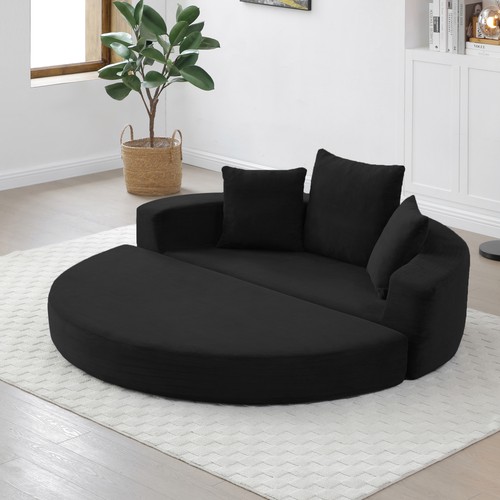 Corduroy convertible sofa bed - sofa,