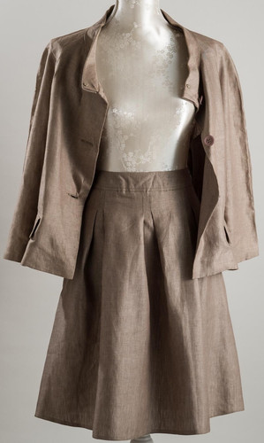 Ensemble lin tailleur - en, jupe