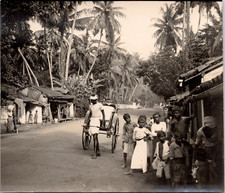 Inde, pousse-pousse dans un