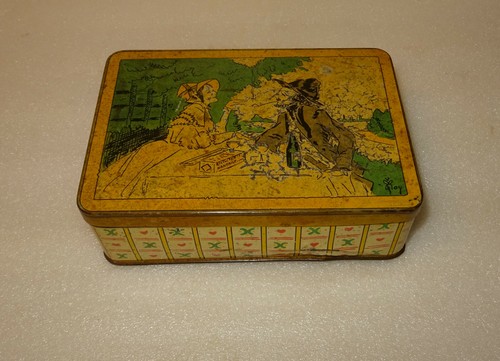 Ancienne boite fer biscuiterie - ancienne,
