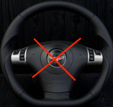 Corvette C6 Custom Steering Wheel 2006-2011 Flat Bottom D Shaped ZR1 leather