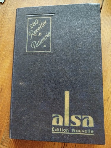 Livre ancien cuisine alsa - cuisine,
