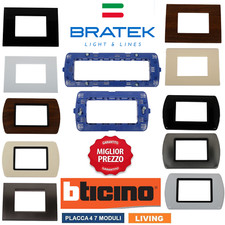 Plaques Bticino Living International Plaquettes Compatibles Plaque 3 4 7 Modules