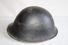 Antique English Post War Military Helmet Model MK2, Numbered ROC 4J MA 1952