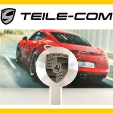 Porsche Macan Electric / Panamera / Cayenne Wheel Cover Concave / Crest in Rhodium