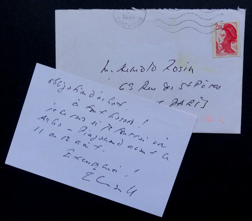 René étiemble lettre - rené,