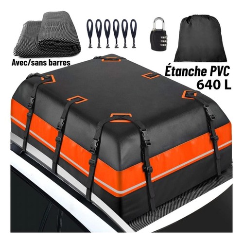 Coffre toit voiture 640l - coffre, de