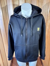 Guy Cotten Men's Small Black Polartec Fisherman Hoodie Sweatshirt Full Zip
