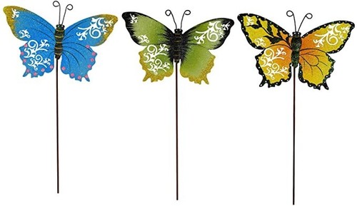 Butterfly garden stake - garden,