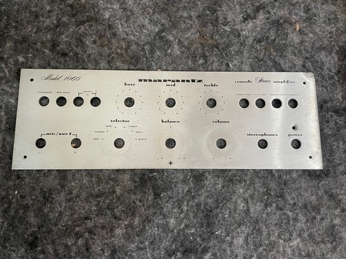Marantz 1060 silver - 1060, faceplate