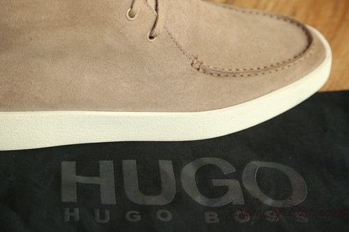 Hugo boss beige suede - hugo,