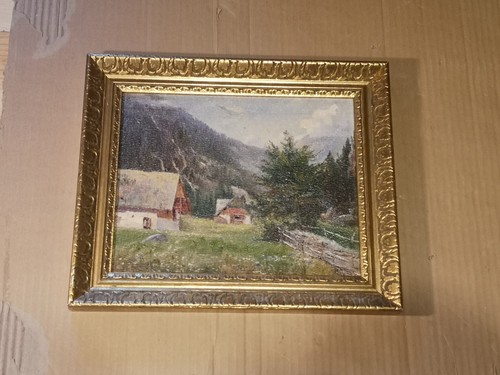 Tableau huile paysage - huile,