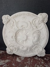 Rosace en staff style Baroque, 57cm | Sculpture Déco -rare- artisanale- plafond