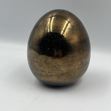 CAZIN Oeuf terre cuite émail