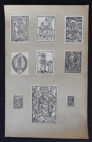 Planche gravures sur bois - 9,