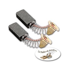 Jeu de 2 charbons pour moteur électrique 6 x 12 x 20