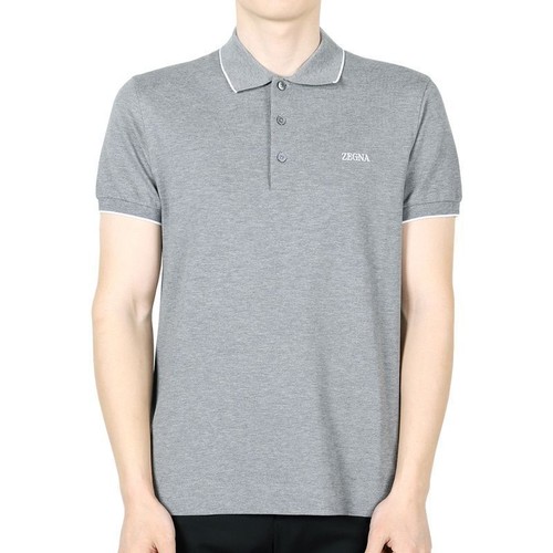 Zegna polo logo homme - zegna,