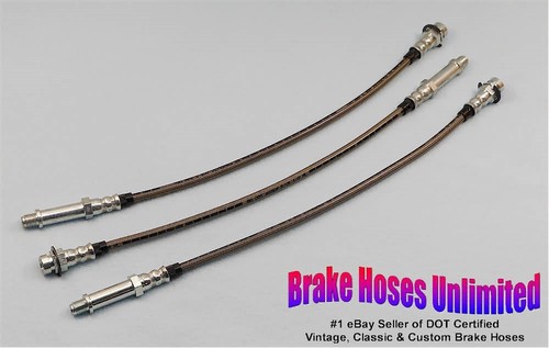 Inoxydable durite frein set - inoxydable,