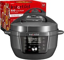 Instant Pot RIO Wide Plus, 7.5 Quarts 35% Larger Cooking Surface, 9-in-1
