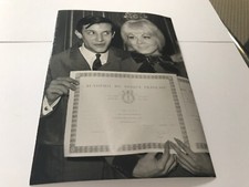 HENRI TACHAN and ISABELLE AUBRET - original press photo 13x18cm