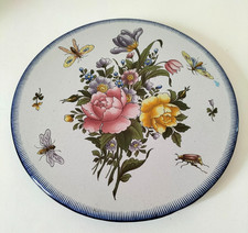 Grande assiette décorative en faïence – Charolles