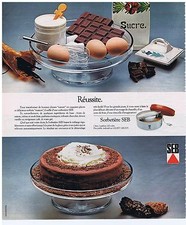 ADVERTISEMENT ADVERTISING 104 1977 SEB ice cream maker success