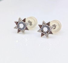 Boucles d'oreilles en or blanc