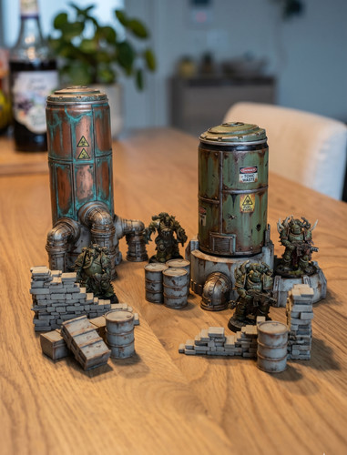 Réacteurs ruines 28mm 3d - &,