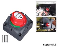 Interrupteur Coupe Batterie Rotatif 12V 24V Coupe-Circuit Voiture Bateu Camion