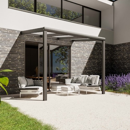 Pergola adossée carport - adossée,