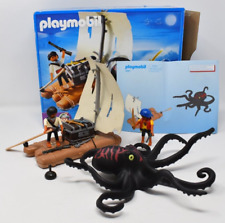 Playmobil 4291 Radeau de pirate de mer pieuvre noire géante. Adventure Set. G...