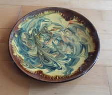 Beau plat céramique vernissé