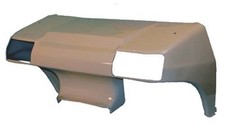 Club Voiture DS 1982-Up Golf Cart Avant Capuche Bénitier W / Phare Opening Beige