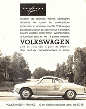 PUB " KARMANN GHIA "